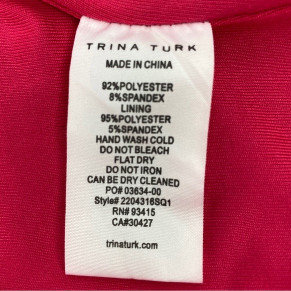 Trina Turk Allure Pink Sequin Mini Dress Size 6 NWT - Picture 9 of 9